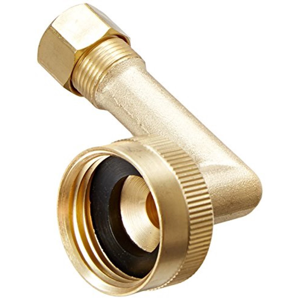 whirlpool w10685193 dishwasher swivel gooseneck fitting. 3/4 by 3/8