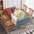 thumbnail image 5 of Nanqianyi Modern Geometric Tablecloth for Kitchen Dining,52x70 Oil-resistant Stain Proof Rectangular Table Cover, 5 of 6