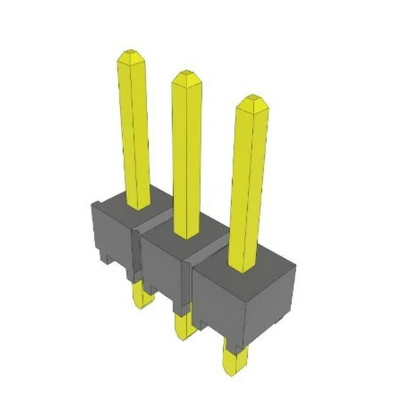 Pack of 17 TSW-103-07-F-S Connector Header Through Hole 3 position 0.100 (2.54mm)
