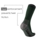 thumbnail image 3 of KAVANYISO Calcetines de senderismo de lana merino para hombre, transpirables, atléticos, gruesos (4 pares, verde, 10-13), 3 of 5