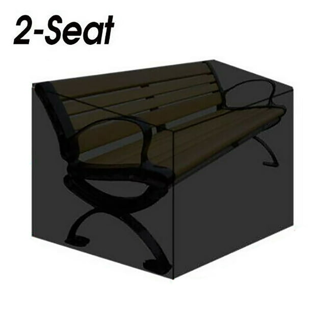 Garden Bench Dustproof Cover Waterproof Breathable Outdoor Seat Black 2 134x66x89cm Com - Cover For 2 Seat Garden Bench Garden Bench Dustproof Cover Waterproof Breathable Outdoor Seat Black 2 134x66x89cm Com - Cover For 2 Seat Garden Bench