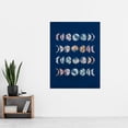 thumbnail image 2 of Phases of Moon Lunar Extra Large XL Wall Art Poster Print, 2 of 3