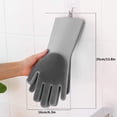 thumbnail image 4 of Gris 200g - Guantes Lavavajillas Silicona Cocina Ormromra LN-0151, 4 of 7