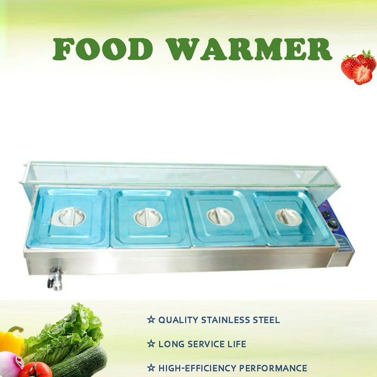 6 Pot Commercial Food Warmer 110V Buffet Food India