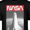 thumbnail image 2 of Teelocity NASA Shuttle Graphic T-Shirt (Medium, Black), 2 of 4
