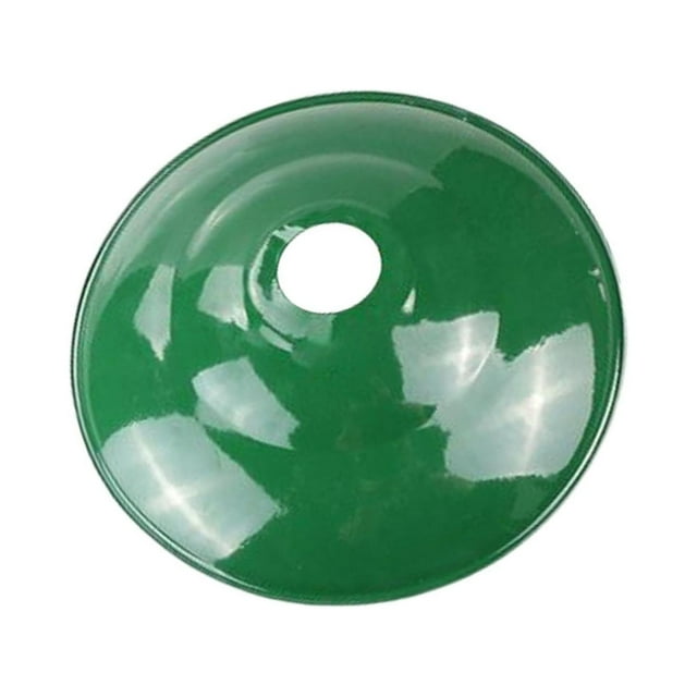 Vintage Enamel Light Shade Bulb DIY Enamel Ceiling Guard Green Replacement Multi Functional 40cm Shallow
