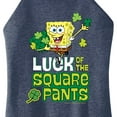 thumbnail image 3 of SpongeBob SquarePants - Luck Of The Square Pants - Juniors High Neck Tank Top, 3 of 6