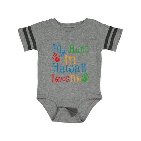 

Inktastic My Aunt in Hawaii Loves Me Gift Baby Boy or Baby Girl Bodysuit