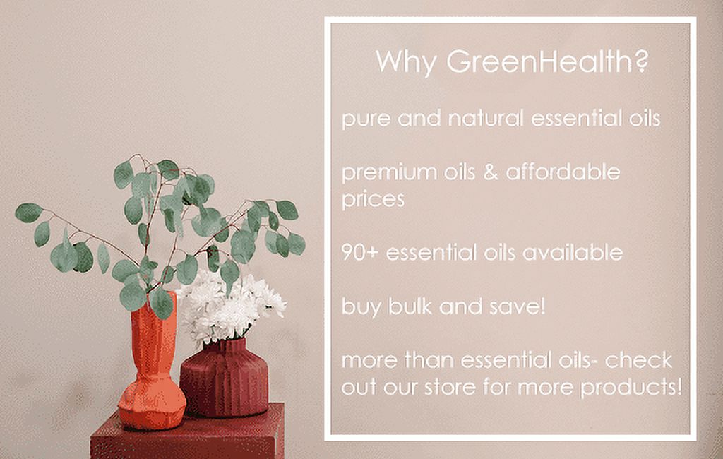 Neem – 16 fl oz (473 ml) Plastic Jug W/ Cap – 100% Pure Essential Oil Therapeutic by GreenHealth