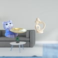 thumbnail image 2 of Bandeja para llaves con forma de gato, oso, estatua de resina, escultura abstracta, bandeja para llaves, diseño artístico para organizar llaves, ideal, 2 of 8