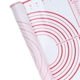 thumbnail image 4 of Large Red Food Silicone Kneading Pad - Non-Slip Baking Mat with Double Thickness, Precise Scale for Rolling and Cutting, Durable and Easy to Clean, Perfect for Pizza and Biscuits, 4 of 9