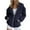 Navy, variant on Enjoytime Oversized Sweatshirt for Women Solid Color Long Sleeve Zip Up Hoodie Casual Loose Warm Fall Winter Coats for Women Green XL