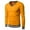 Yellow, variant on Wyobmus Men's Long Sleeve Sweater Knitted Jumper Sweater Lightweight Solid Color V-Neck Cotton Pullover S-3XL Black