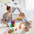 thumbnail image 3 of BMAG 90 Pcs Counting Bears with Sorting Cups Preschool Toys for Kids Child Number Color Recognition, 3 of 7
