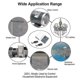 thumbnail image 4 of 220v Ac 2 Channel Wireless Remote Control Switch, With On/off Transmitter For Garage Door, Light, Home Use, 4 of 5