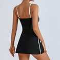 thumbnail image 5 of Women's Sleeveless Yoga Dress with Built-in Bra - Fitness/Casual, Polyester, S-L, 5 of 8
