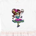 thumbnail image 4 of Inktastic DÃ­a De Los Muertos Girl with Skull Balloon Girls Toddler Dress, 4 of 5