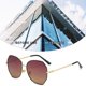 thumbnail image 4 of Gafas de sol polarizadas poligonales gafas de sol anti-ultravioleta de moda callejera, hechas de metal, 4 of 5
