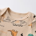 thumbnail image 2 of Infant Baby Boy Clothes Animal Style Long Sleeve Romper + Pants + Hat 3PCS Outfits Set White, 2 of 6