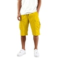 thumbnail image 7 of WERYOUNG Cargo Shorts For Men Solid Color Elastic Waist Casual Summer Athletic Shorts With Pockets For Outdoor Sports Versatile Bottoms L, 7 of 7