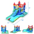 thumbnail image 2 of Costway Inflatable Castle Bouncer Bounce House Slide Water Park BallPit with 580W Blower, 2 of 10