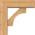 thumbnail image 3 of Ekena Millwork 7 1/2"W x 26"D x 26"H Westlake Block Smooth Bracket w/ Offset Brace, Western Red Cedar, 3 of 25