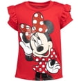 thumbnail image 2 of Disney Minnie Mouse Little Girls T-Shirt and Leggings Outfit Set Infant to Little Kid, 2 of 5