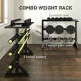 thumbnail image 4 of Soozier Weight Rack for Plates, Dumbbells, Barbell Bars, 1100LBS Capacity, 4 of 10
