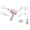 Pink, variant on Cordless Hand Mixer with Adjustable Speeds and Interchangeable Heads for Baking