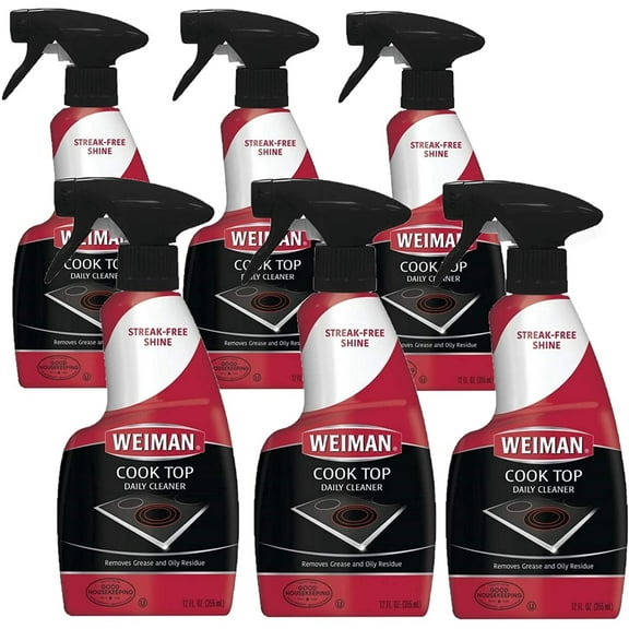 Weiman Cooktop Cleaner Apple Scent Spray - Streak-Free - 12 oz
