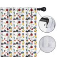 thumbnail image 4 of Blackout Kids Curtains,Cartoon Tractors Barns White Pattern Childrens Insulated Curtains Set Of 2,Bedroom Essentials,Toddler Room Decor 42"x54", 4 of 5