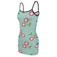 thumbnail image 5 of Ladies Elegant Sling Sleeveless Sexy Dress cherry, 5 of 6