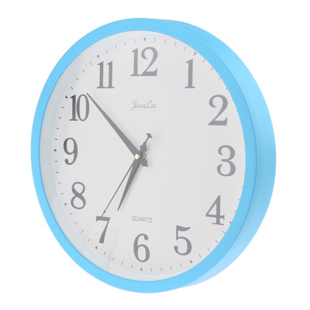 Reloj Redondo de Pared para Salón, Dormitorio y Cocina - 30cm Azul Zulema Reloj de pared moderno
