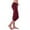 Wine, variant on Aloohaidyvio 2024 Summer Pants for Women,Women Leggings Stretch Waist Button Pocket Yoga Gym Cropped Trousers