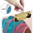 thumbnail image 4 of FMSHPON Woman Turban Clipboard Hardboard Wood Nursing Clip Board and Pull for Standard A4 Letter 13x9 inches, 4 of 8