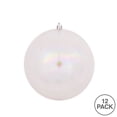 thumbnail image 3 of Vickerman 3" Clear Iridescent Ball Ornament, 12 per Bag, 3 of 5