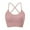 Rose Gold, variant on Sngxgn Womens Longline Sports Bra Padded Workout Crop Tank Tops(White,S)