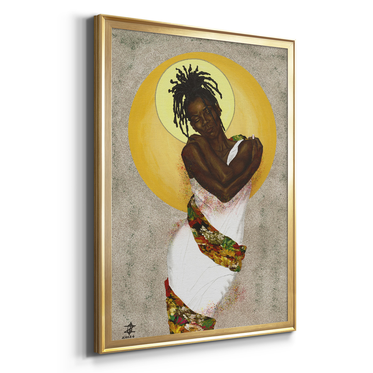 Her Love Premium Framed Print - Ready to Hang