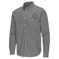 thumbnail image 2 of Men's Antigua Black Winnipeg Jets Ellis Tri-Blend Long Sleeve Button-Down Shirt, 2 of 3