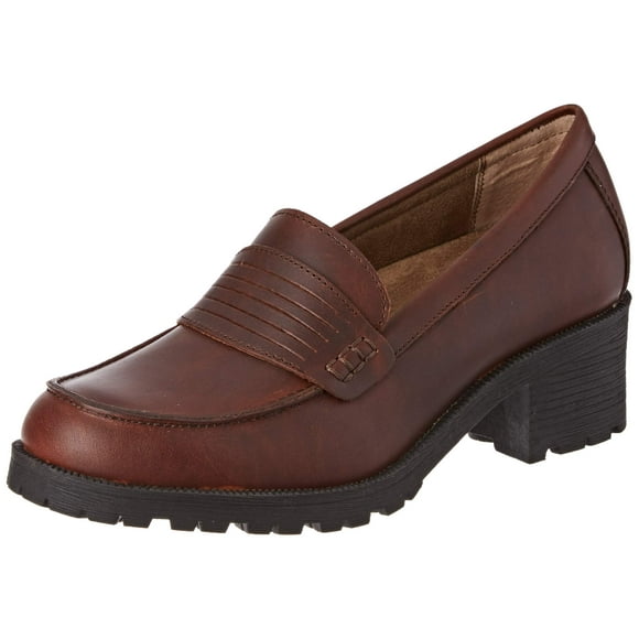 Eastland Women's Newbury Penny Loafer, Brown, 7.5 M US