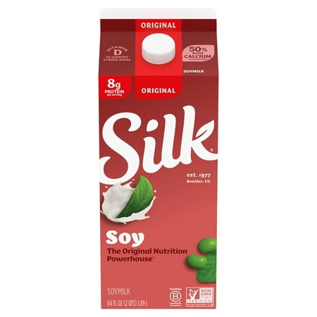 Silk Original Soy Milk, Half Gallon