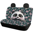 thumbnail image 2 of Uourmeti Panda Flower Pattern Design Car Seat Covers Full Set Automotive Seat Covers Full Set Car Front Seats Interior Protect Fit for Trucks Cars, 2 of 10