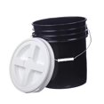 thumbnail image 3 of Cubo con tapa, resistente, versátil, reutilizable, portátil, 20 L para Negro, 3 of 9