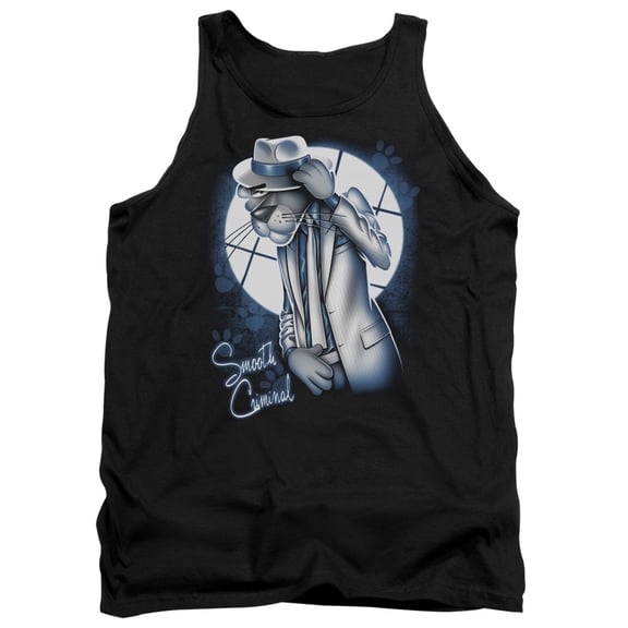 Pink Pantherooth Criminal Adult Tank Top Black