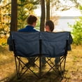 thumbnail image 5 of Wakeman Outdoor Double Camping Chair - Camp Loveseat with Carry Bag, Blue, 5 of 7