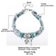 thumbnail image 5 of Tobilleras para mujer, tobilleras con personalidad para mujer, tobilleras con estrellas y perlas, joyería para mujer, regalo, tobillera de moda., 5 of 5