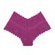 thumbnail image 1 of Braguitas sexy de encaje para mujer: braguitas elásticas de cintura media con encaje en contraste, nailon/spandex, lavado a mano, disponibles en tallas S-XL., 1 of 3
