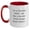 White/Red, variant on Funniest Artist Gifts from Friends - I'm A Tattooed Artist, Two Tone Coffee Mug for Graduation