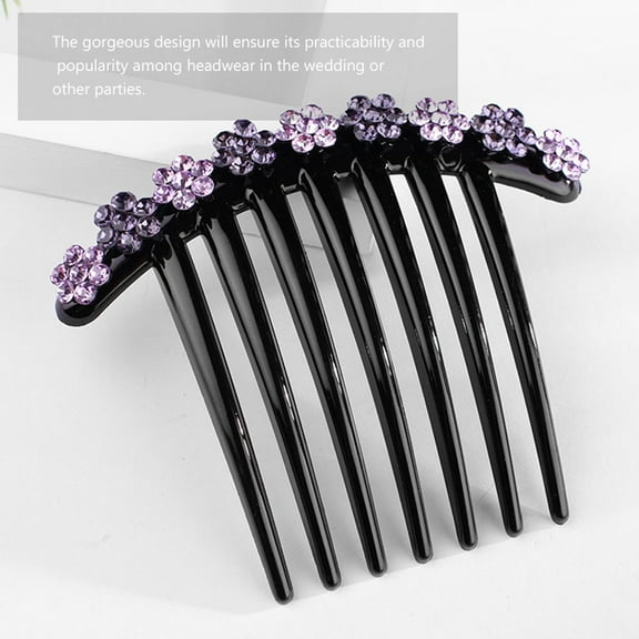 LULULION 2Set Elegant Flower Hair Pins for Bridal and Wedding Headdress Women