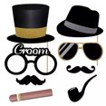 thumbnail image 2 of 52 Wedding Photobooth Props, Party Photobooth Props for Engagement DIY Wedding Photo Booth Props Fancy Dress Decorations for Wedding, Bachelor Party, 2 of 5